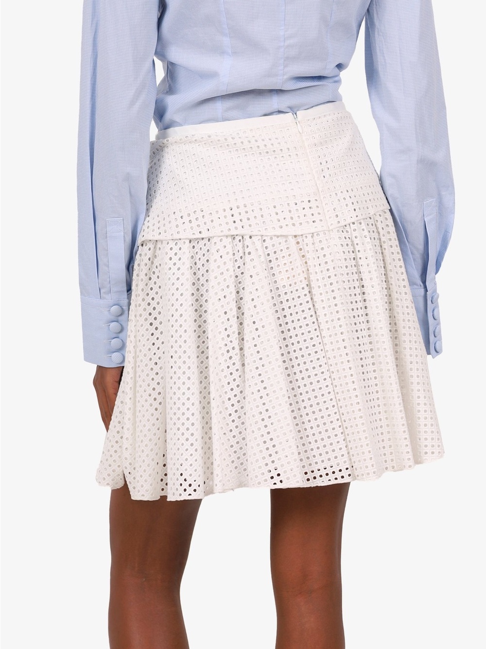 Rag & Bone Lakewood cotton eyelet mini skirt (127) - Picture 2 of 8